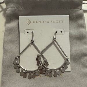 Kendra Scott Silver Chandelier Earrings
